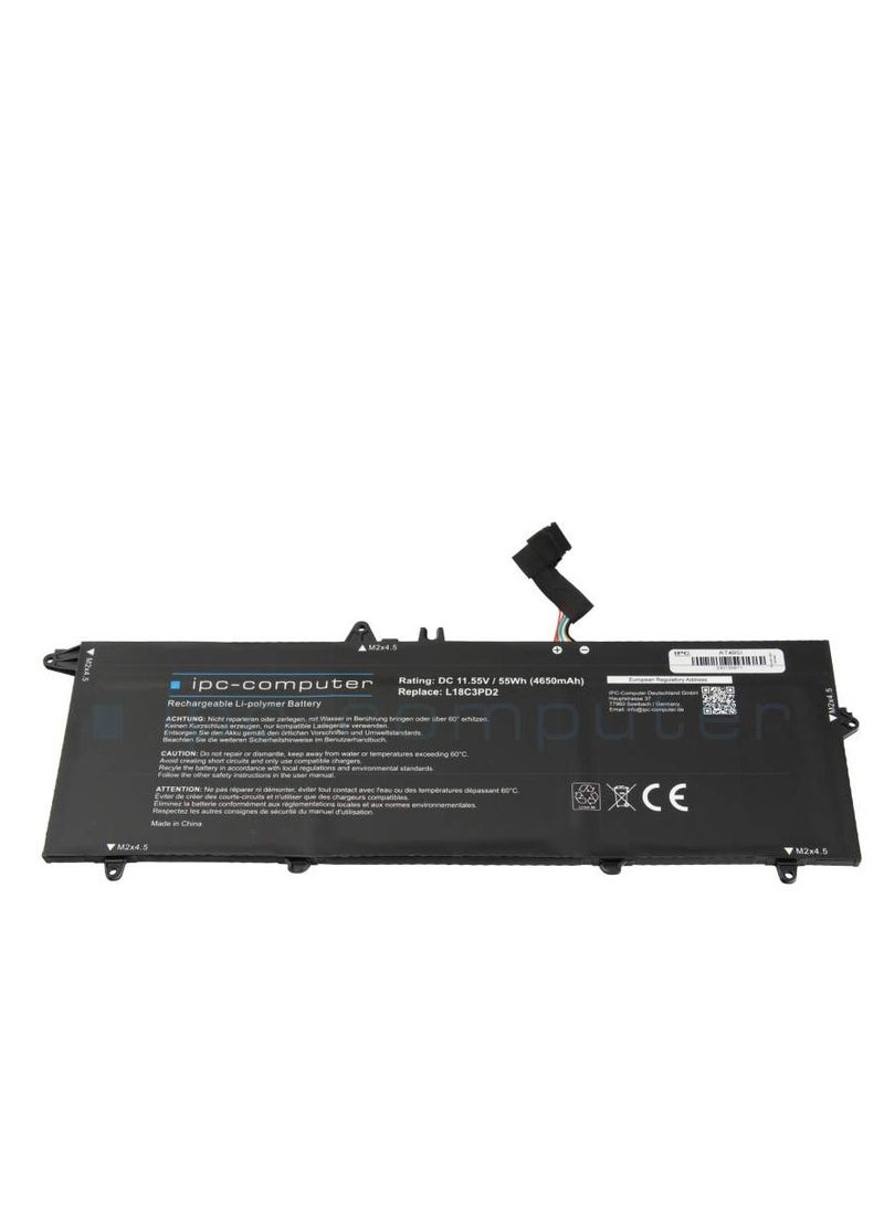 IPO Laptop Battery for 57Wh L18M3PD1 L18L3PD1 L18C3PD1 Laptop Battery for Lenovo ThinkPad T14S ThinkPad T490S ThinkPad T495S SB10K97652 02DL014 SB10K97651 02DL013 L18M33 PD2 SB1 0K97653 02DL015 02DL016 - Image 1