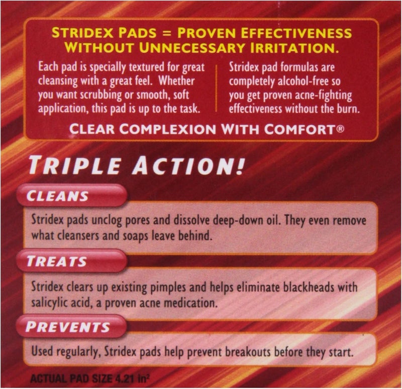 Stridex Daily Care Maximum Strength Acne Control Pads - 55 Count - Image 4