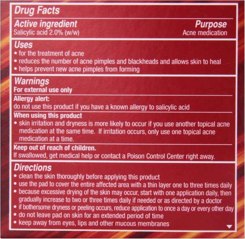 Stridex Daily Care Maximum Strength Acne Control Pads - 55 Count - Image 5