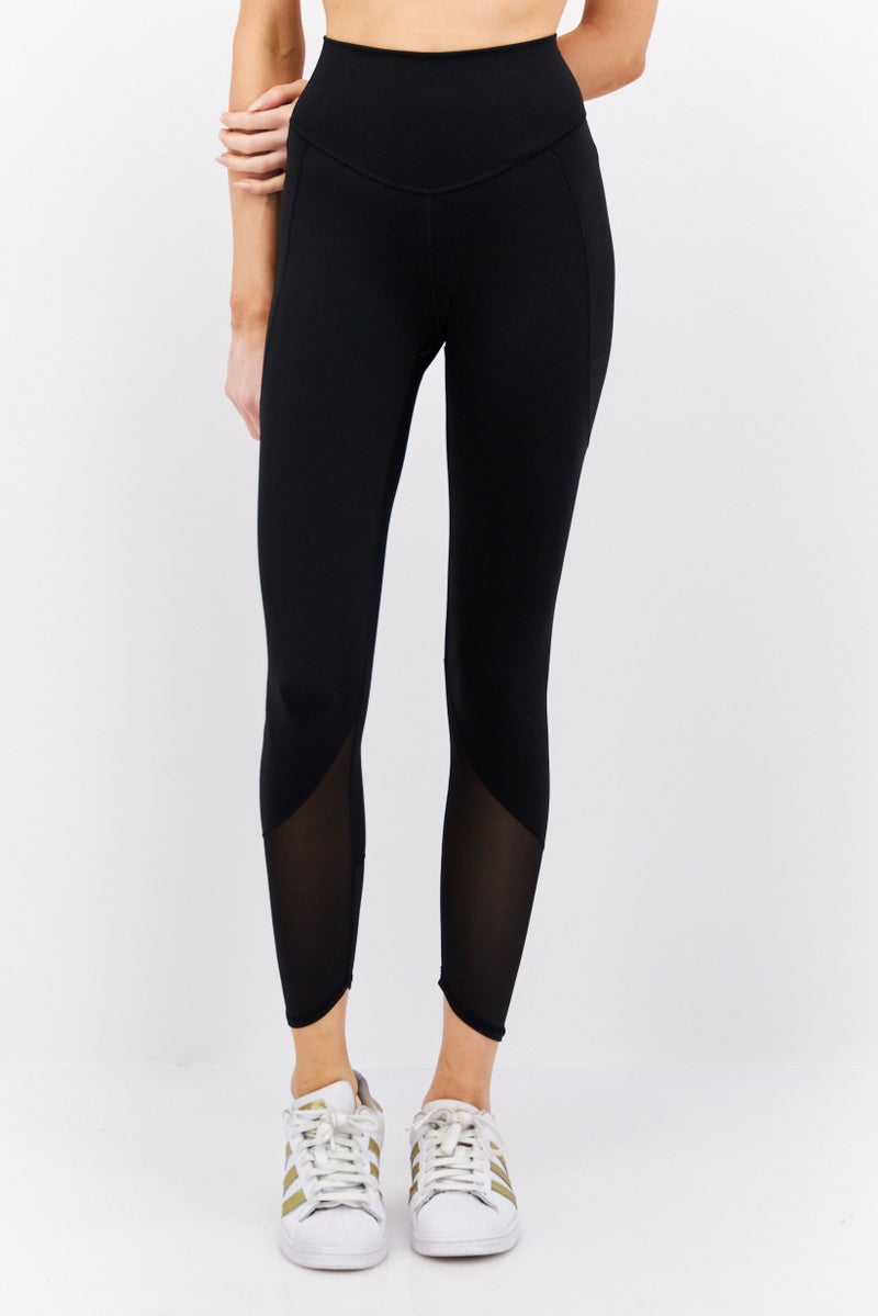 Adidas Women Sportswear Fit Long Sleeve Training Leggings, Black - Image 1