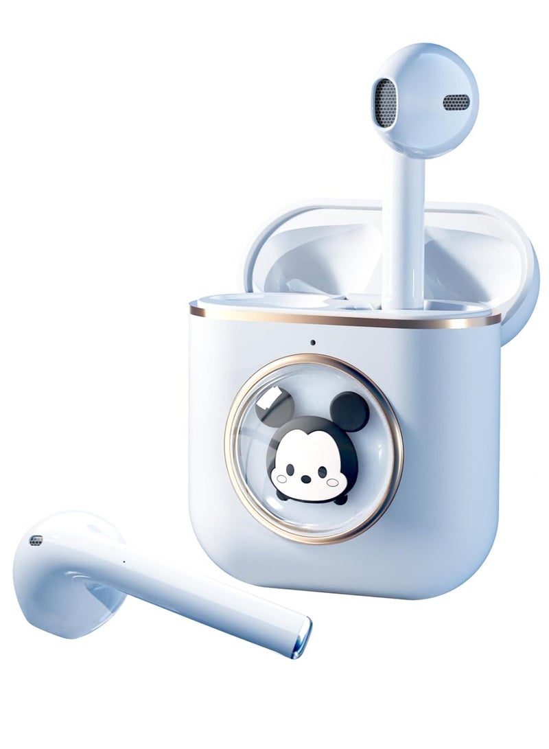 AMBERJACK True Wireless Earbuds - Deep Bass Bluetooth 5.1 Noise Cancelling Type-C Charging Built-in Mic HD Call for Boys and Girls - Image 1