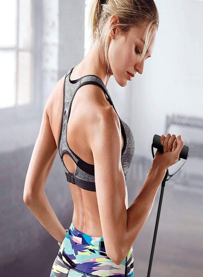 Wearslim® Professional Resistance Band Exercise Cord | Toning Tube Exerciser | with Comfort Handles | Office | Color : Assorted - 35 to 40 Lbs | 1 Year Warranty(Material: TPE) - Image 5