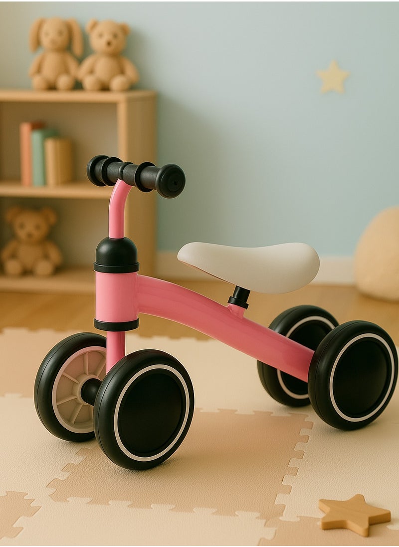 F.A.M.S - Kids Balance Bike – Lightweight, Adjustable, Puncture-Proof, Safe and Fun Learning Bike for Toddlers – Ergonomic Design with Soft Non-Slip Handles, Vibrant Colors - Image 1