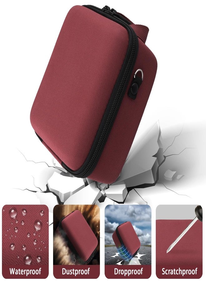 Baval Camera Case Compatible with Kodak PIXPRO AZ405/AZ425/AZ255/AZ401/AZ528 Digital Camera Vlogging Camera, Red Case, Camera Case - Image 5
