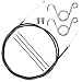 MWMNUN 60 inch Throttle Cable kit for Go Kart cart Throttle Cable Bicycle Minibike Cable ATV Cycle Parts - Image 2