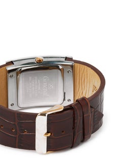 GENEVAL Leather Strap Analog Wrist Watch GLS044CRWO - 34mm - Brown  - Image 3
