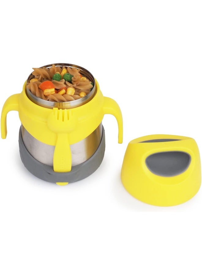 b.box وعاء طعام معزول من b.box مع ملعقة وشوكة للأطفال الصغار - Image 1