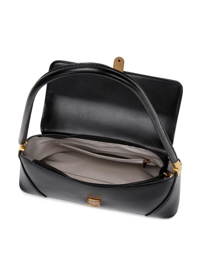 WSRYDJDL Shoulder Bags for Women Vintage Handbag Retro Classic Small Purse Cute Hobo Tote Handbag Mini Clutch Purse (Black) - Image 5