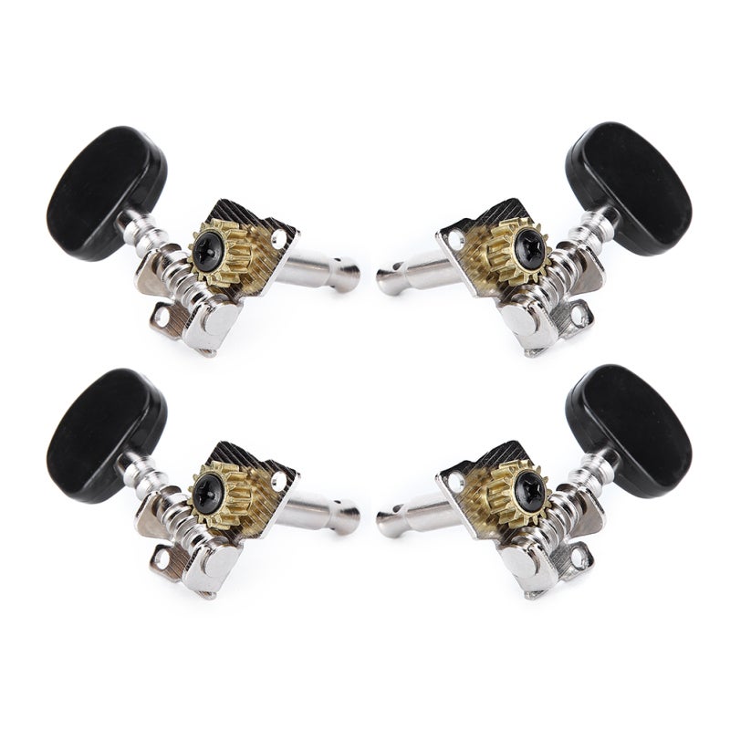 Ukulele Tuner Pegs: Metal Anti-Rust Structure - Fast Accurate Tuning, Anti-Slip Gear Tuning Heads for 4 String Ukulele, Classical Guitar - Image 4