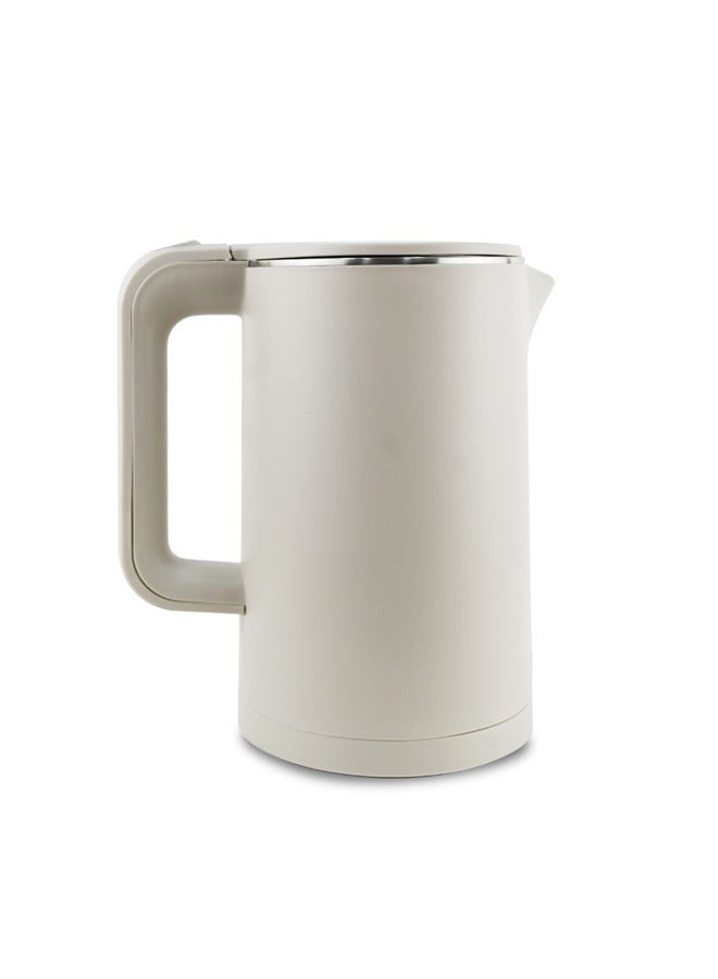TEAM Electric Kettle, Double Wall Cool Touch Body, 1.8L Stainless Steel Seamless Inner Kettle Auto-Shut Off, Boil Dry Protection 360 Degree Rotational Base Kettle, Grey Color - Image 3