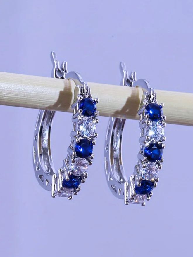 Embellished Hoop Earrings