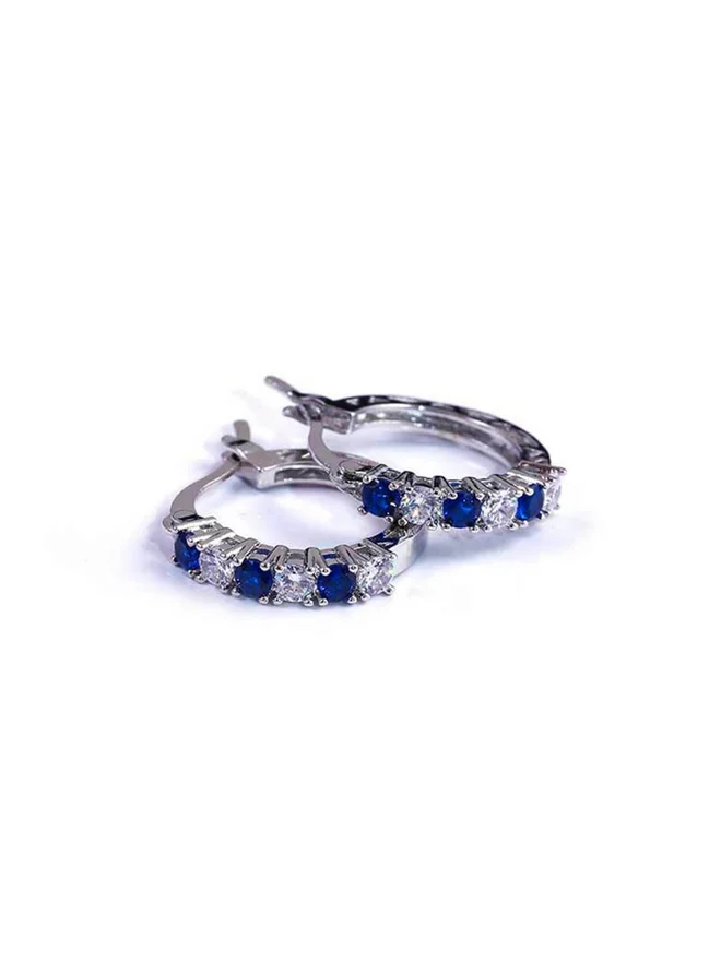 Styli  Embellished Hoop Earrings for Women | Best Price UAE