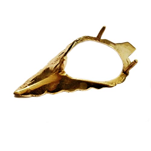 MAYAPURI Brass Shankha Stand for Puja, Sankha Stand for 4-7 inch Shank (Pack of 1) - Image 3
