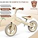 Bobike Toddler Balance Bike Toys for 1 to 6 Year Old Girls Boys Adjustable Seat and Handlebar NoPedal Training Bike Best Gifts for Kids Beige - Image 4