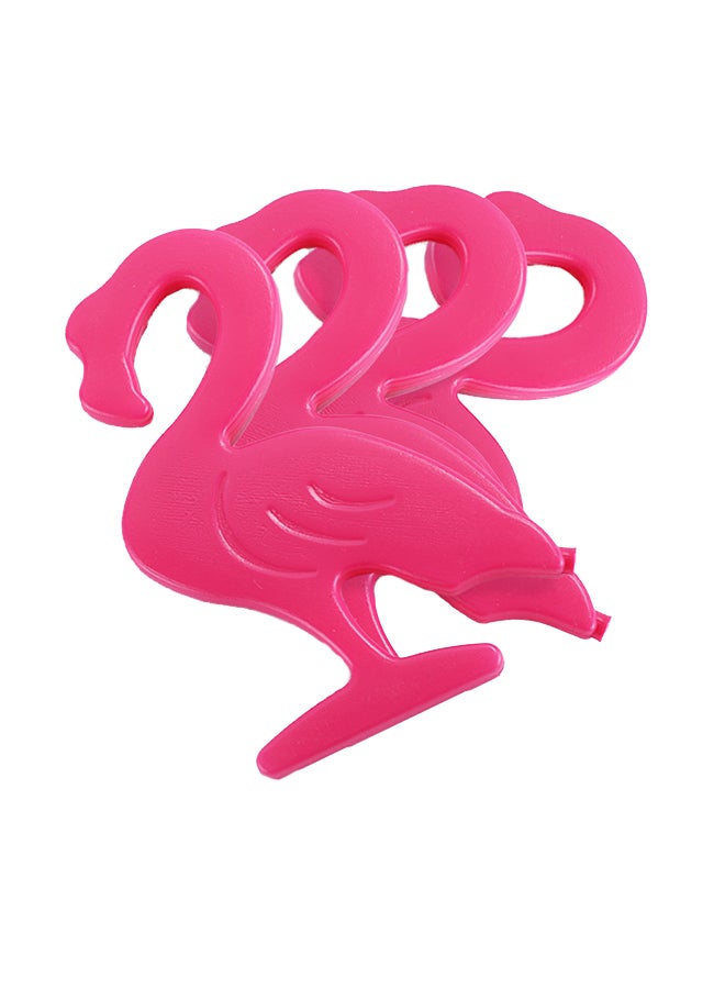 Eazy Kids Set of 4 Flamingo Reusable Hard Ice Packs for Lunch bags - Pink - Image 1