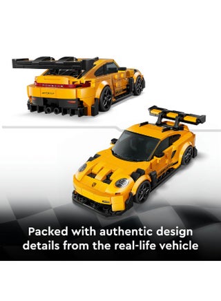 لعبة السيارة الخارقة Porsche 911 GT3 RS من ليغو® سبيد تشامبيونز، مجموعة نموذج ومجموعة بناء 77239 - view 5