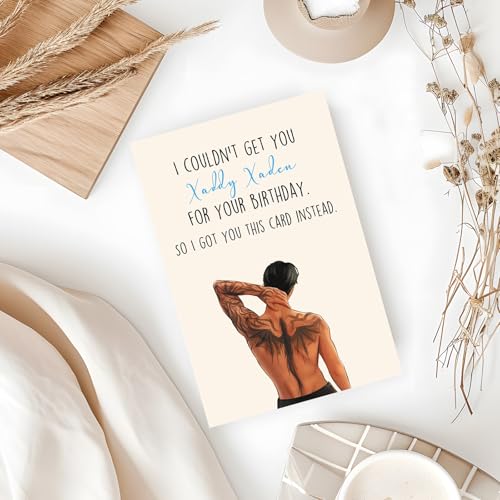 ICOOLYI Funny Birthday Card for Her, Bestie, Humorous Gift for Fantasy Book Lovers or Best Friends, Fourth Wing-Inspired Card - Image 5