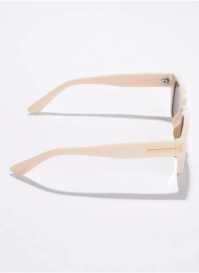 Haute Sauce Brown Lens Brown Rectangle Sunglasses