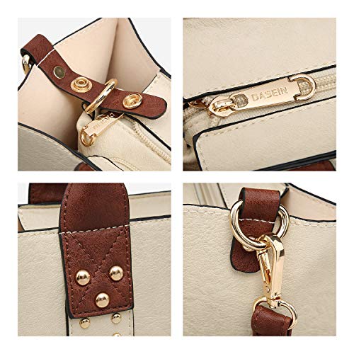 Dasein Purses Handbags for Women Tote Wallet Set Top Handle Satchel Shoulder Hobo Bag 3pcs - Image 5