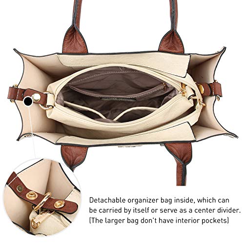 Dasein Purses Handbags for Women Tote Wallet Set Top Handle Satchel Shoulder Hobo Bag 3pcs - Image 4