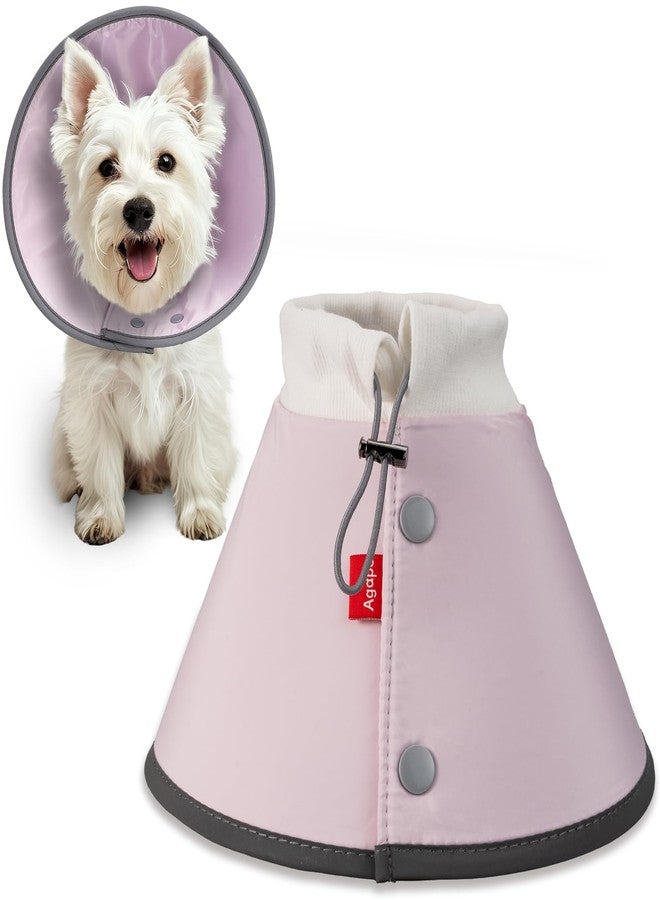 Agape Soft Dog Cone for Small Dogs & Cats, Comfy Dogs Recovery Collar After Surgery, Adjustable E Collar Alternative to Stop Licking, Protective Elizabethan Cones for Pup&Kitty, Comfortable Dog Cones - Image 1