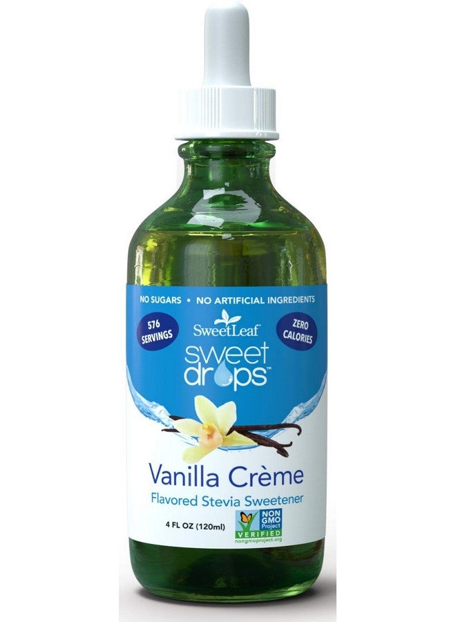 SweetLeaf Drops Liquid Stevia Sweetener Vanilla Creme 4 Oz - Image 1