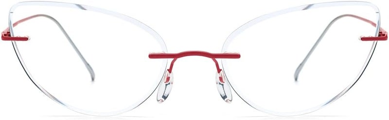 FONEX Titanium Glasses Frame,Rimless Frameless Optical Eyewear Eyeglasses for Men and Women F85634 - Image 5