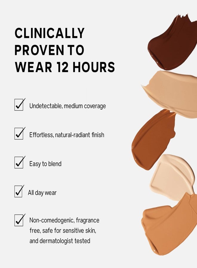 Saie Slip Tint Radiant Cream Concealer & All-Over Face Makeup - Concealer for Dark Circles, Redness & Blemishes - Lightweight Makeup Made with Hydrating Hyaluronic Acid - Shade 7 (0.17 oz) - Image 3