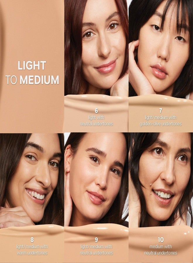 Saie Slip Tint Radiant Cream Concealer & All-Over Face Makeup - Concealer for Dark Circles, Redness & Blemishes - Lightweight Makeup Made with Hydrating Hyaluronic Acid - Shade 7 (0.17 oz) - Image 5