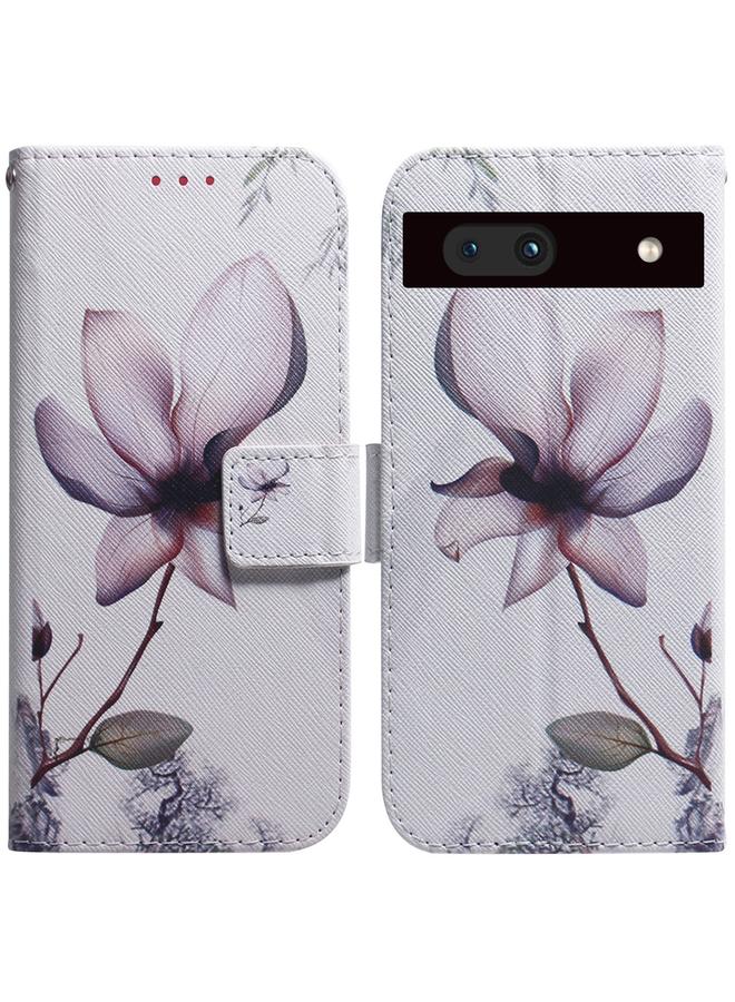 Green Tiger Case For Google Pixel 7a Coloured Drawing Flip Leather Phone Case - Image 1