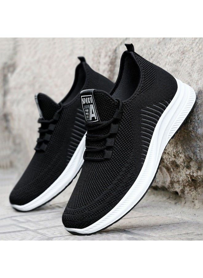 Generic Men Running Shoes Breathable Mesh Shoes Breathable Lightweight Sneakers Outdoor Men's Running Sneakers  - Image 1