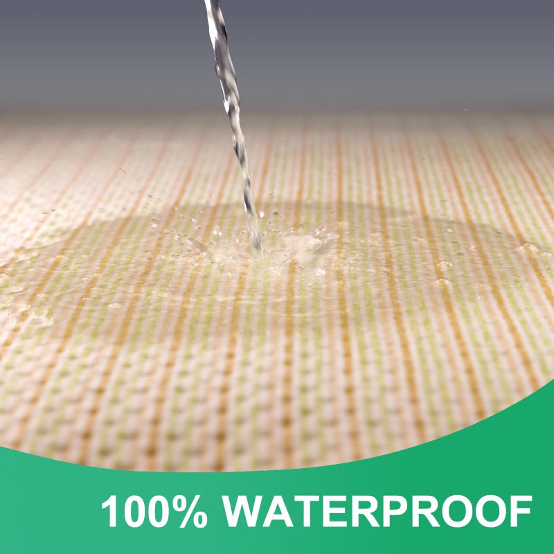 Kelisiting King Size Bed Pads for Incontinence Washable Waterproof, 71" x 59" (Pack of 1) - Reusable Extra Large Colored Cotton Pee Pads for Adults, Elderly, Pet, 4-Layer Underpads for Sofa,Furniture -KELISITING - Image 3