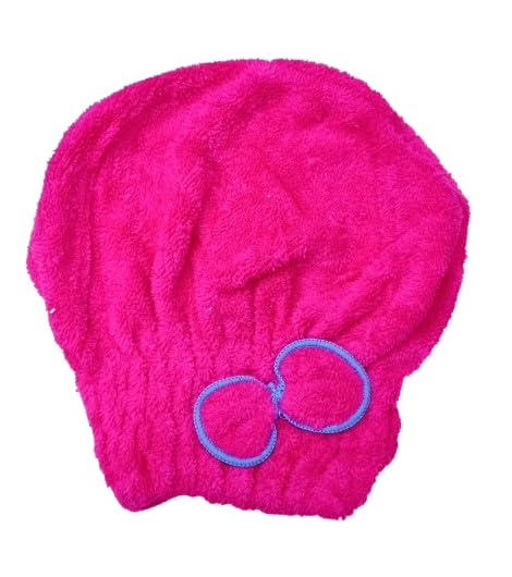 TRENDY PACK OF 1 PCS Hair Shower Cap Women Head Scarf Turban Quick Dry Head Cap Shower Head Wrap  - Image 1