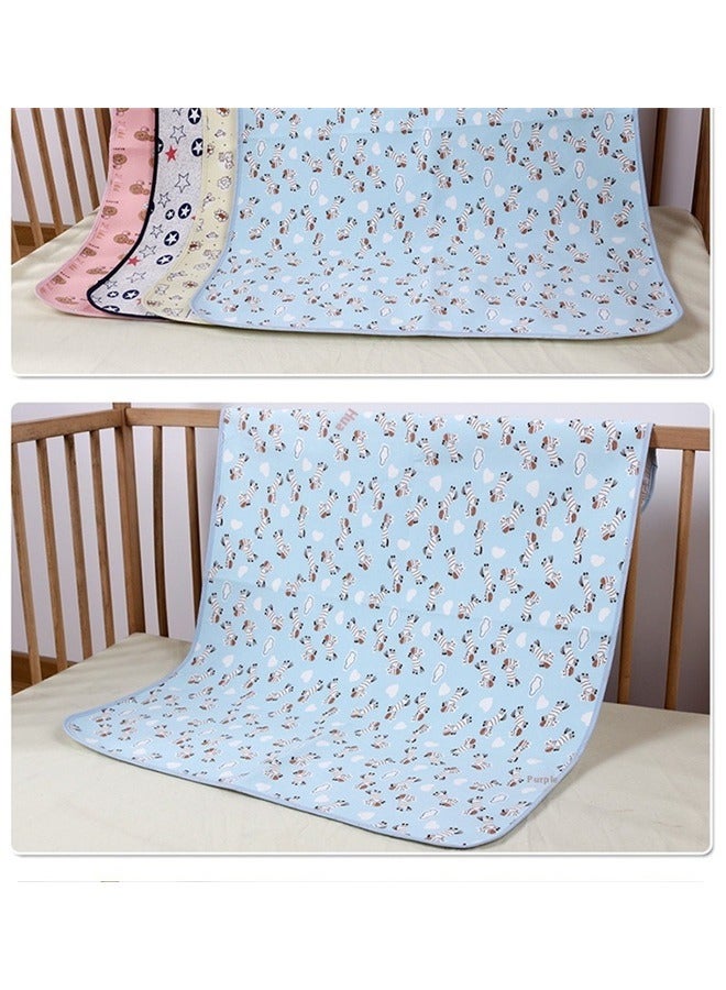 Portable Waterproof Diaper Changing Pad，Baby Changing Pad (74cm*98cm) Washable Wipeable Reusable Leak Proof Diaper Travel Mat Station Changing Mattress Liner Cribs Bed Cover - Image 5