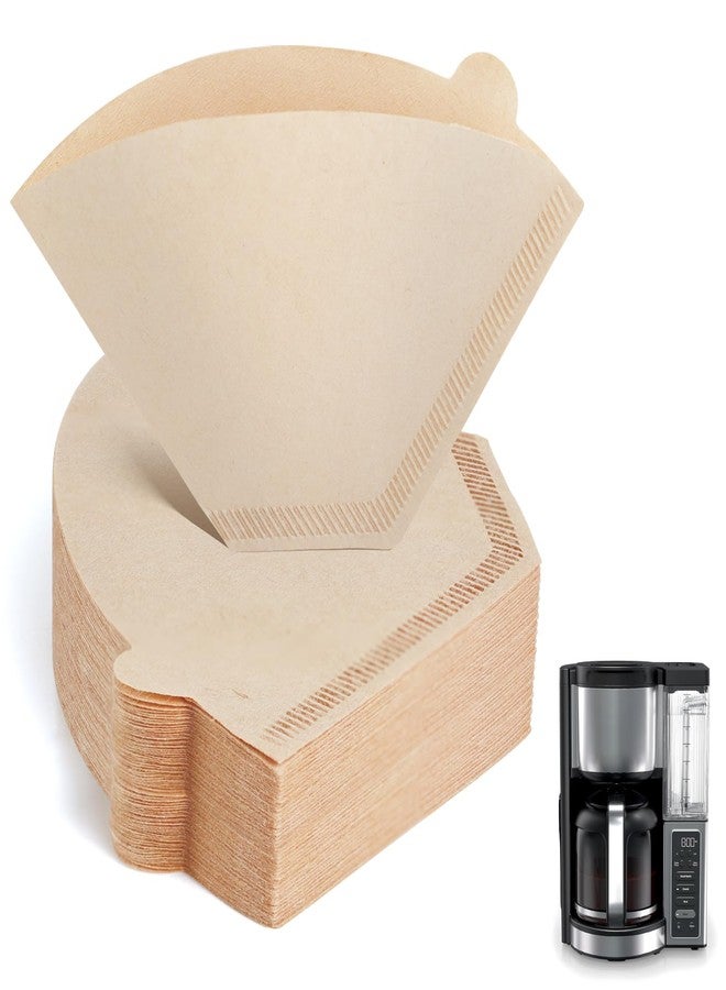 AODPWEN Coffee Filters #4 Compatible with Ninja Coffee Maker, 100 Pcs Cone Filters for Ninja 10-14 Cup CE451,CM401,CE251,CFN601 - Image 1
