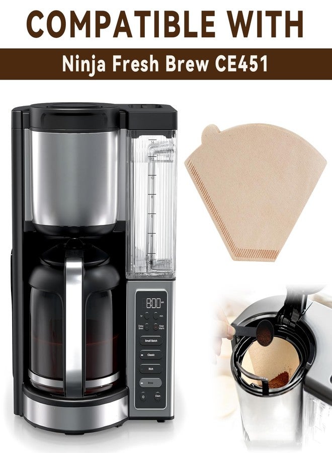 AODPWEN Coffee Filters #4 Compatible with Ninja Coffee Maker, 100 Pcs Cone Filters for Ninja 10-14 Cup CE451,CM401,CE251,CFN601 - Image 2