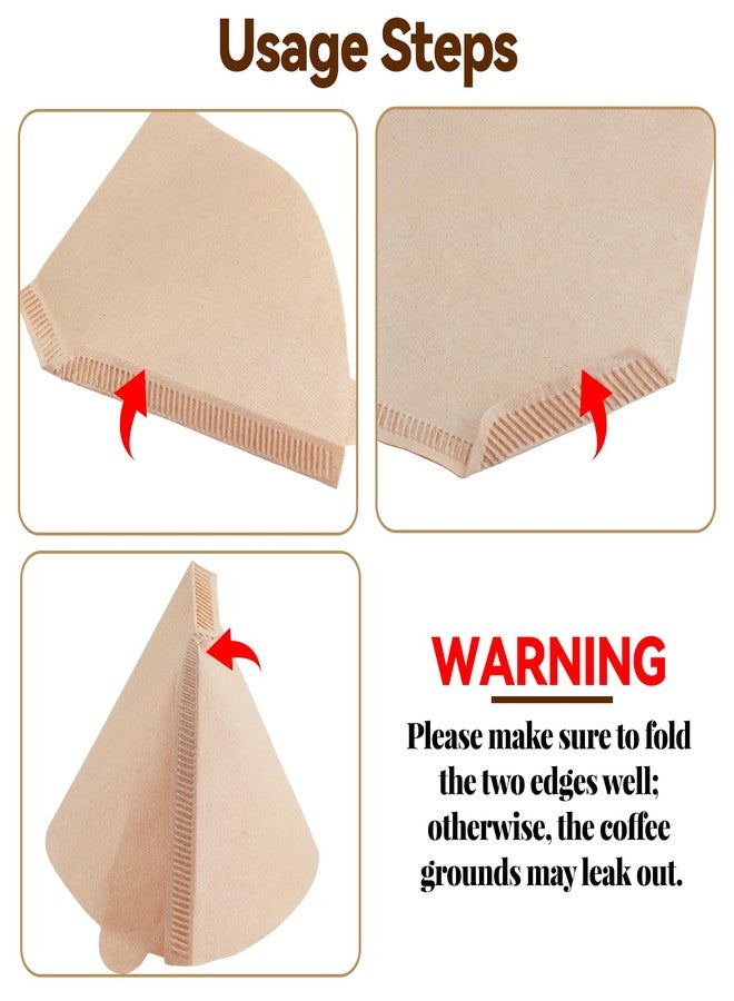AODPWEN Coffee Filters #4 Compatible with Ninja Coffee Maker, 100 Pcs Cone Filters for Ninja 10-14 Cup CE451,CM401,CE251,CFN601 - Image 4