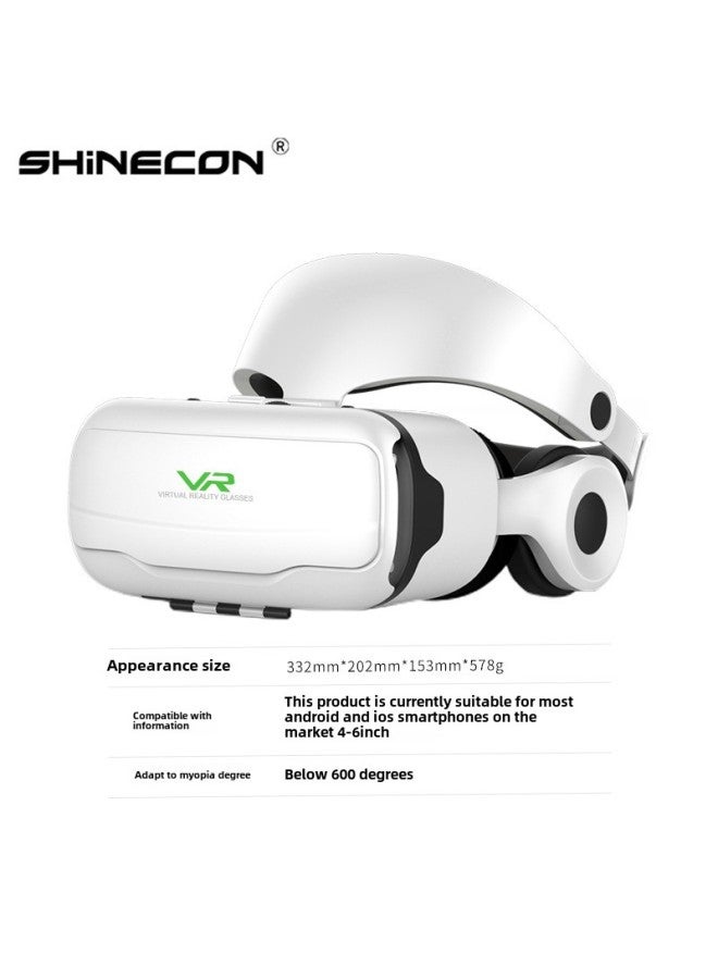 Thousand Magic Mirror G02EFvr Glasses Lens Mobile Phone 3d Virtual Reality VR Game Helmet Goods-Color:G02EF - Image 5