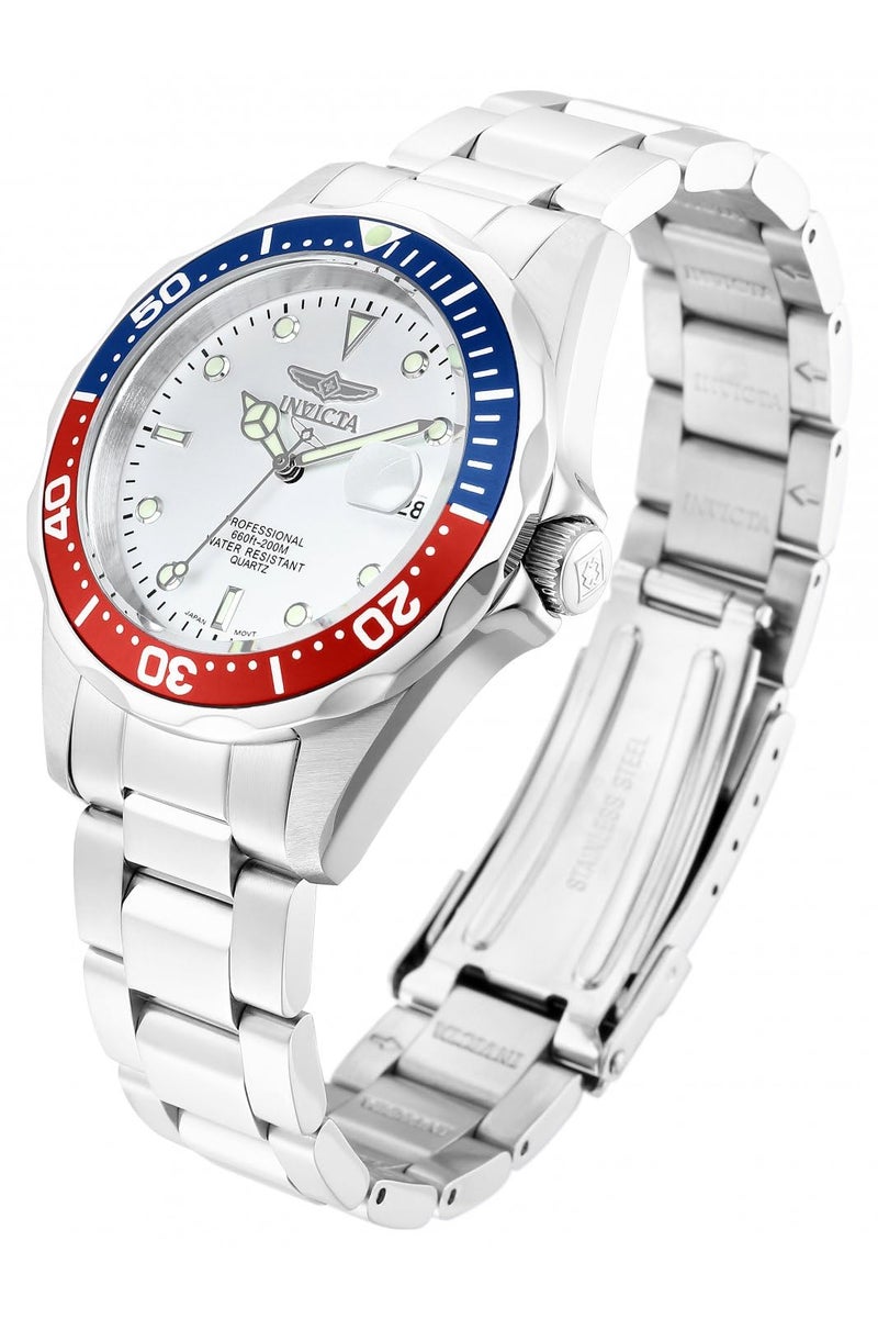 Invicta Men's 8933 Pro Diver Analog Display Quartz Silver Watch - Image 2