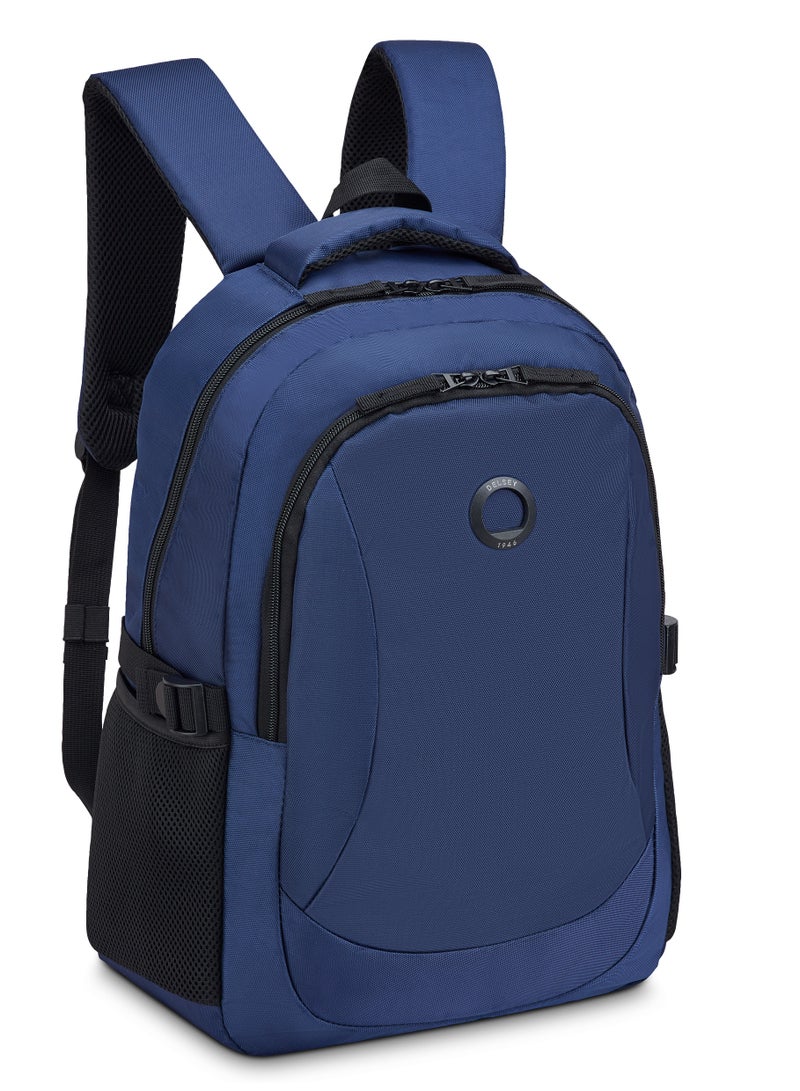 DELSEY PARIS DELSEY KYLE Backpack Navy Blue, 15.6 Inch Laptop Bag, 24L Travel Backpack with Laptop Compartment, Trolley Sleeve, Organizer Pockets, Bottle Pocket & Adjustable Straps - Image 2