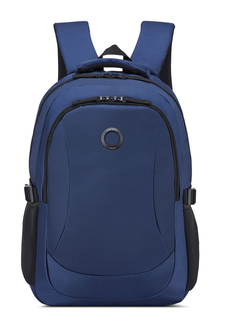 DELSEY PARIS DELSEY KYLE Backpack Navy Blue, 15.6 Inch Laptop Bag, 24L Travel Backpack with Laptop Compartment, Trolley Sleeve, Organizer Pockets, Bottle Pocket & Adjustable Straps - Image 1