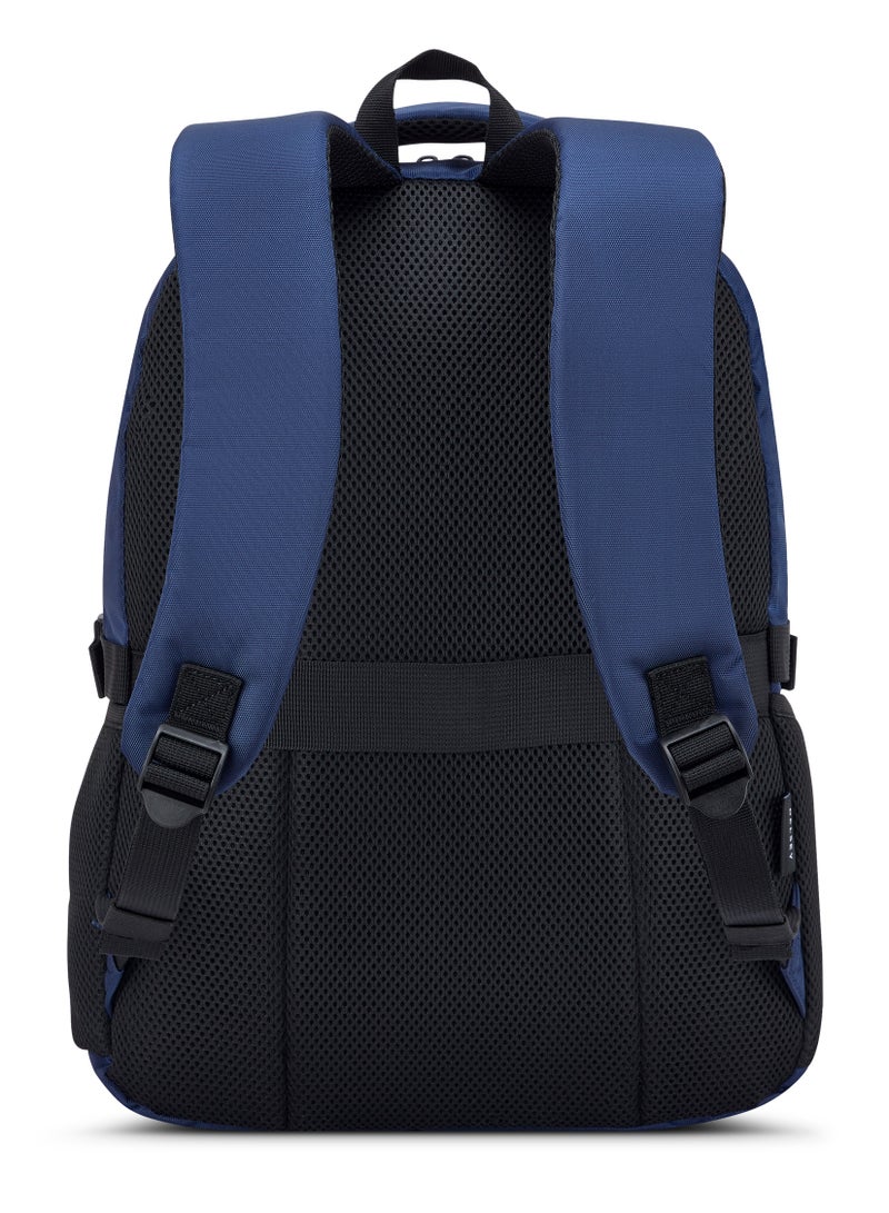 DELSEY PARIS DELSEY KYLE Backpack Navy Blue, 15.6 Inch Laptop Bag, 24L Travel Backpack with Laptop Compartment, Trolley Sleeve, Organizer Pockets, Bottle Pocket & Adjustable Straps - Image 4