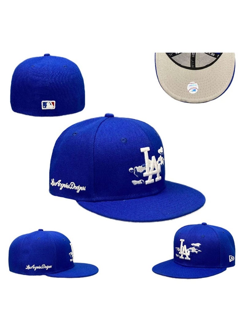 NEW ERA 3D Embroidered Fitted Baseball Team Cap with Closed Back for Sun Protection-58.7CM