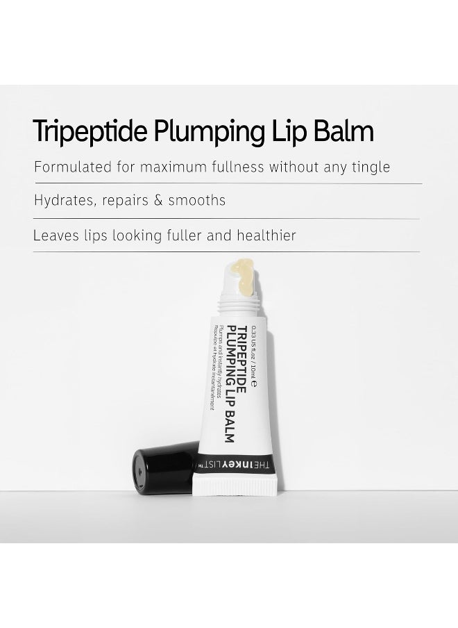 The Inkey List The Inkey List Tripeptide Plumping Lip Balm 10ml | Non Tingling Lip Plumper | Hydrates Dry Cracked Lips | Fragrance Free | Suitable For All Skin Types  - Image 3