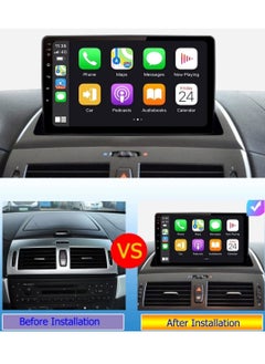 RAYMOS Android Screen For BMW X3 E83 2004 To 2012 4GB RAM Support Apple Carplay Android Auto Wireless QLED Screen Built In DSP AHD Camera Included SIM Card Support Bluetooth  - Image 1