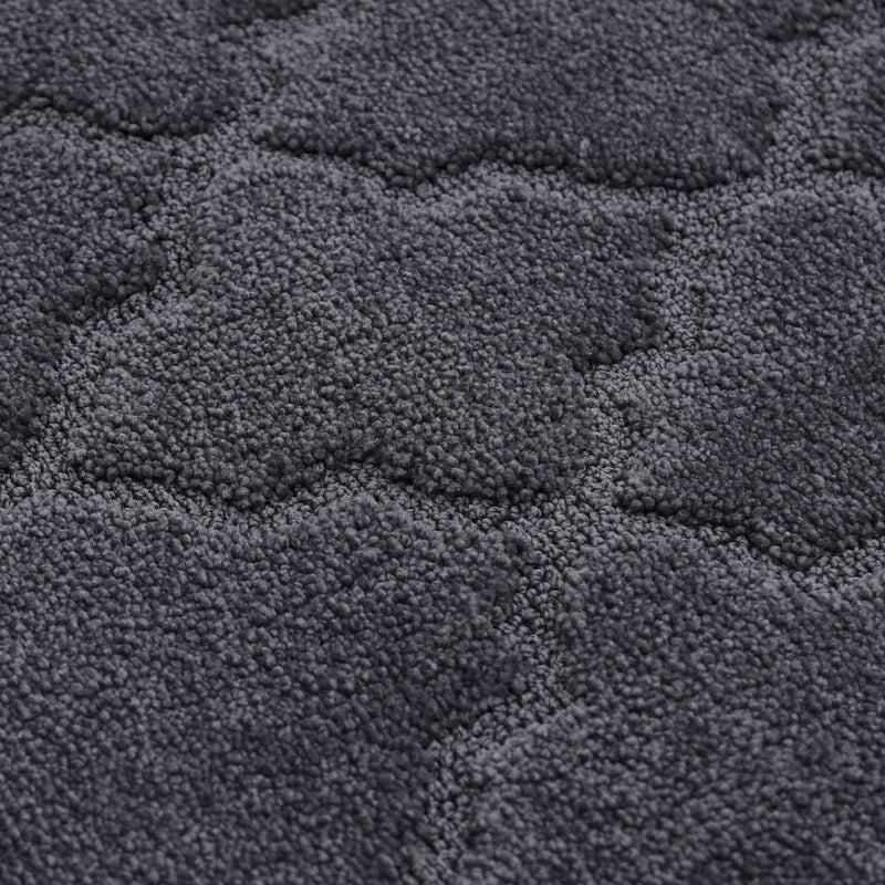COSY HOMEER COSY HOMEER Soft Kitchen Floor Mats for in Front of Sink Super Absorbent Kitchen Rugs and Mats 20""x79"" Non-Skid Kitchen Mat Standing Mat Washable Polyester Dark Grey  - Image 4