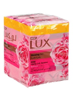 Lux Glowing Skin Rose Soap, Pack Of 6, 120g 
