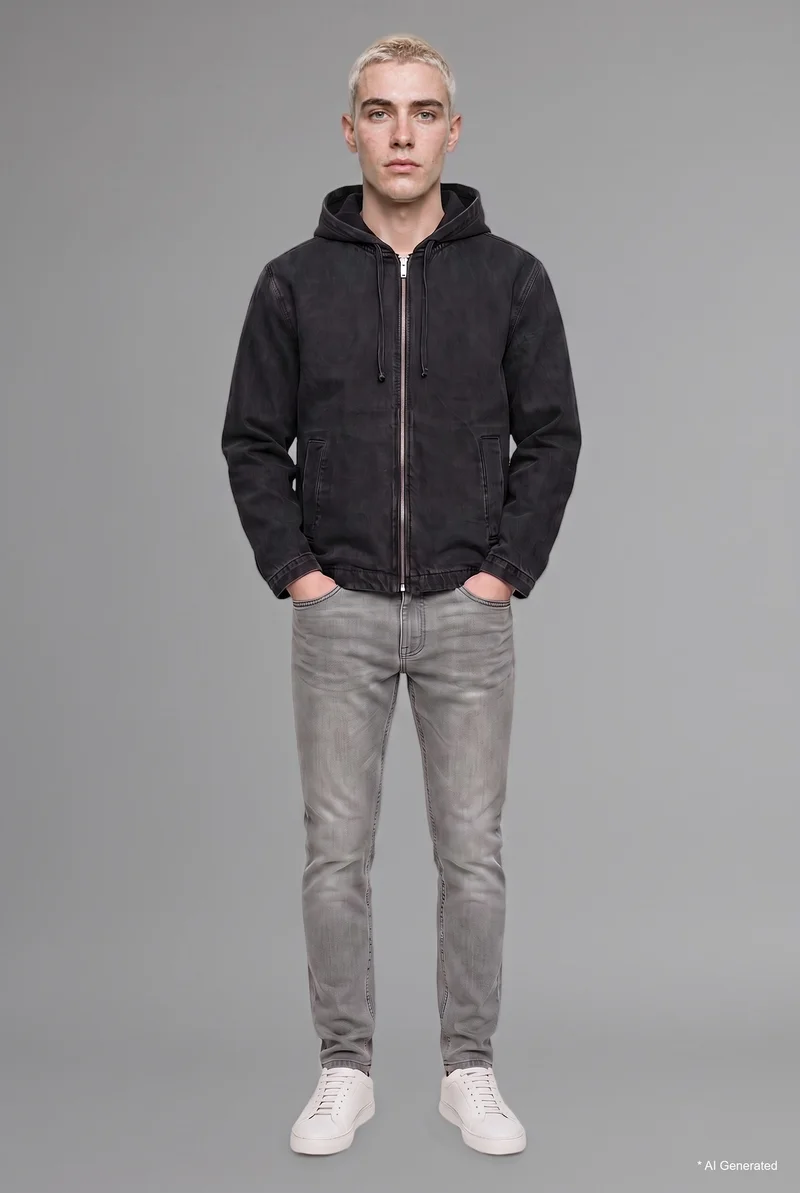 Defacto  Pedro Slim Fit Super Skinny Hem Jeans for Men | Best Price UAE