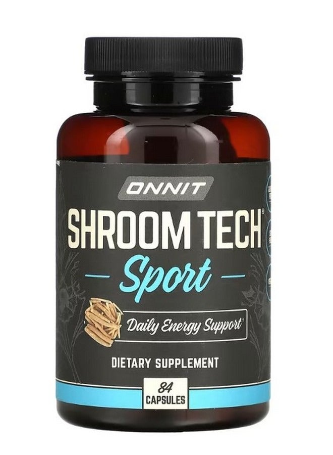 أونيت Shroom Tech Sport Daily Energy Support 84 Capsules - Image 1