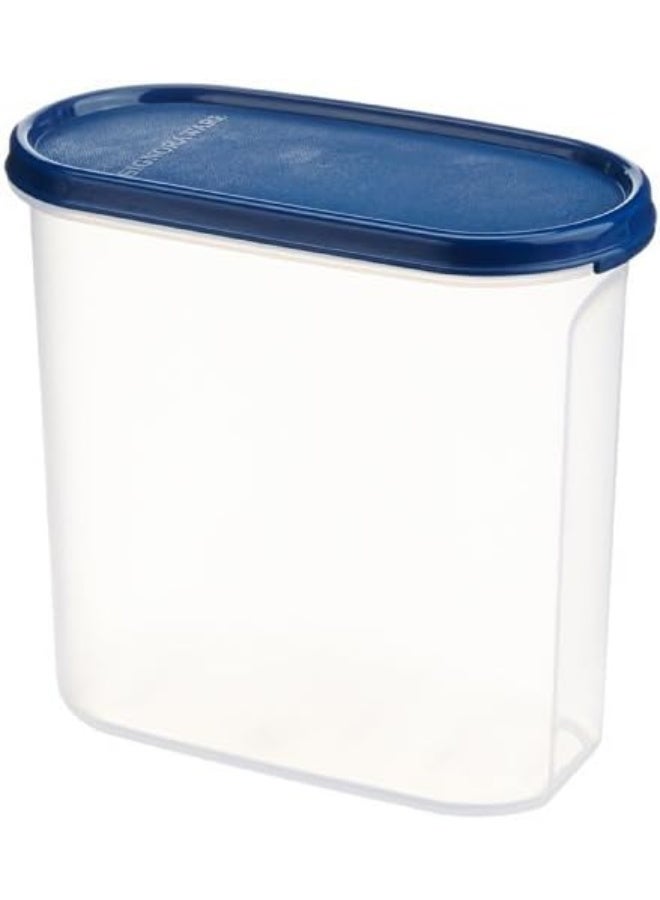Signoraware Modular Oval No.3 Plastic Container 1.7 Litres Mod Blue - Image 3